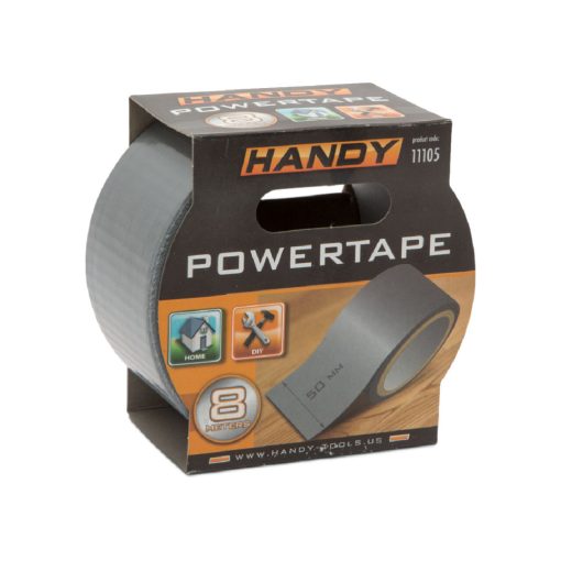 Handy Powertape PVC ragasztószalag 8m x 50mm - Szürke