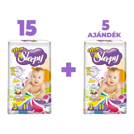 New Sleepy pelenka STD Midi 3 (4-9) - 15-öt fizet 20-at vihet (220db)