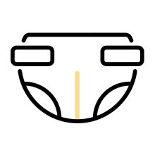 Sleepy Natural Bambusz pelenka 2-Mini (3-6)(42db)