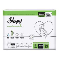 Sleepy Natural Bambusz pelenka 4-Maxi (7-14)(30db)
