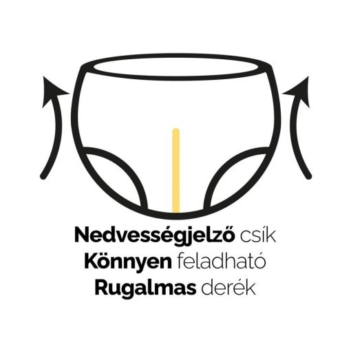 Sleepy Natural Ultra Sensitive Bambusz körben gumis bugyipelenka Midi 3 (4-9)(170db)