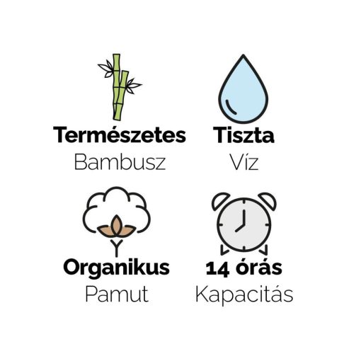 Sleepy Natural Ultra Sensitive Bambusz körben gumis bugyipelenka Midi 3 (4-9)(170db)