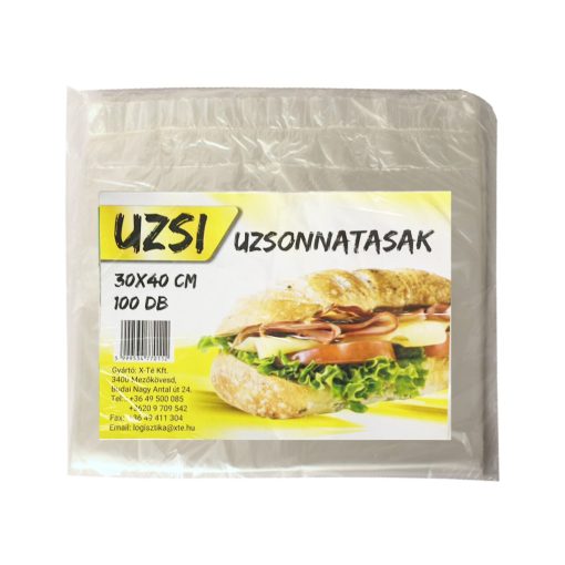 Uzsi uzsonnás tasak 5L 30x40cm - 100db