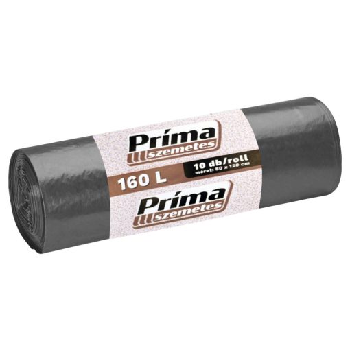 Príma szemeteszsák fekete 160L 80x120cm - 10db