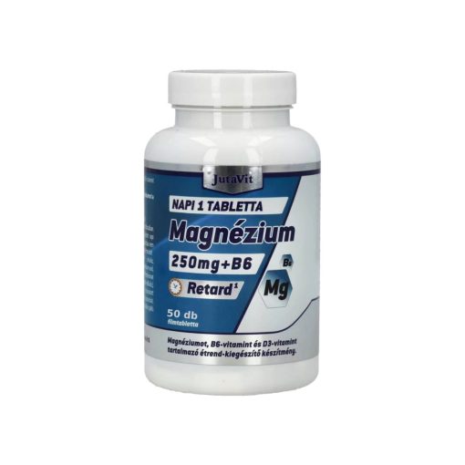 JutaVit Magnézium retard 250mg + B6 filmtabletta 50db