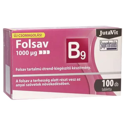JutaVit Folsav 1000µg tabletta 100db