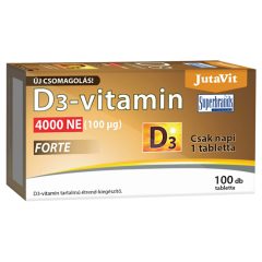JutaVit D3-vitamin 4000NE 100µg tabletta 100db