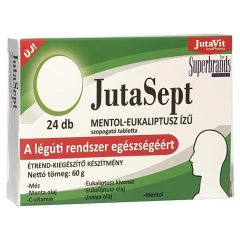   JutaVit JutaSept szopogató tabletta 24db - Mentol-Eukaliptusz
