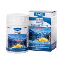 JutaVit Norvég Lazacolaj 1200mg Omega3 lágykapszula 100db