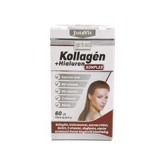   JutaVit Kollagén komplex + hialuronsav + C-vitamin + szerves cink + Biotin + B2 + B3-vitamin filmtabletta 60db