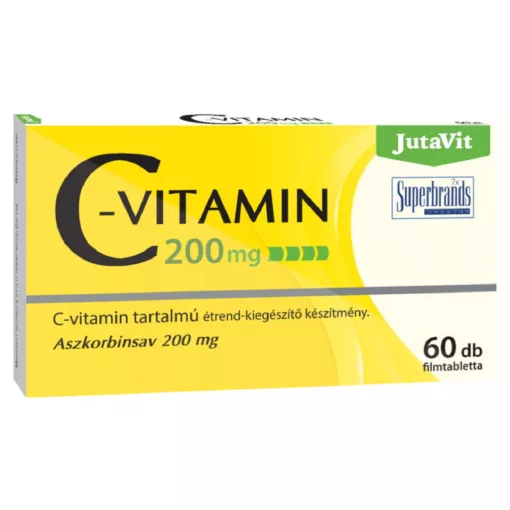 JutaVit C-vitamin 200mg tabletta 60db