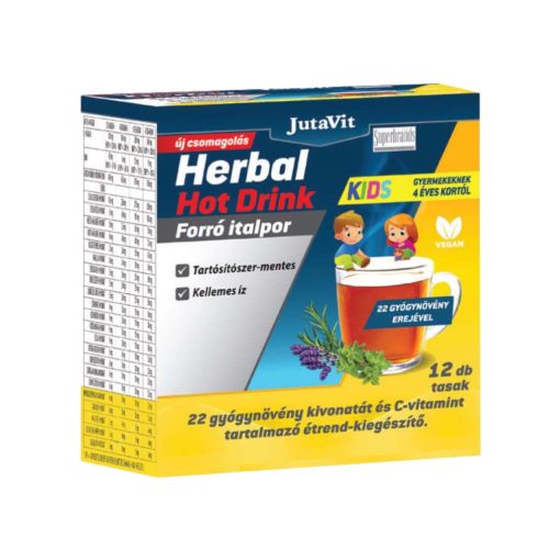 JutaVit Herbal Hot Drink Forró italpor Kids 4 éves kortól 12db