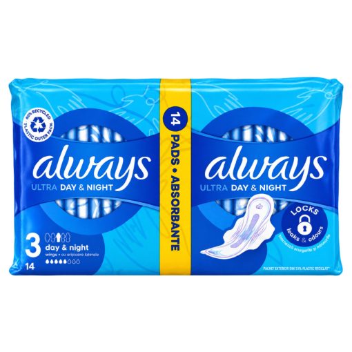 Always Ultra egészségügyi betét 14 db - Day&Night (S3)