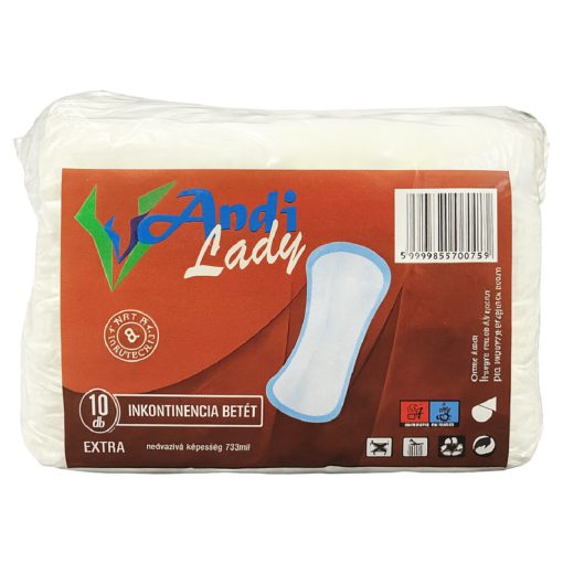 Andi inkontinencia betét 10db - Extra