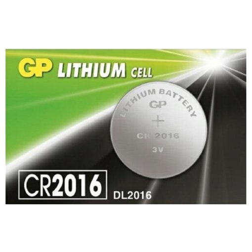 Gp lítium gombelem CR2016 3V - 1db