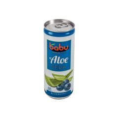 BABU Aloe Vera szénsavmentes ital 240ml - Áfonya (DRS)