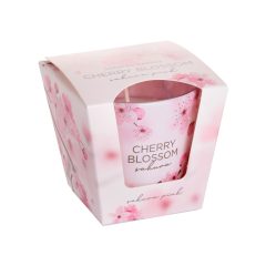   Bartek illatgyertya üvegpohárban Cseresznyevirág - Sakura Pink
