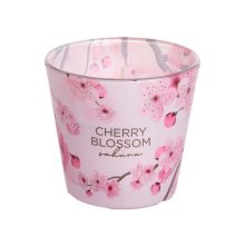 Bartek illatgyertya üvegpohárban Cseresznyevirág - Sakura Pink