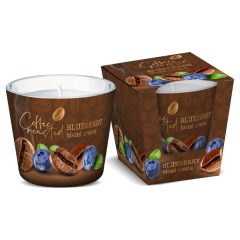   Bartek illatgyertya üvegpohárban Pörkölt kávé - Áfonya keverék krém