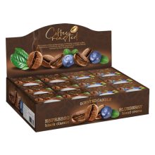 Bartek illatgyertya üvegpohárban Pörkölt kávé - Áfonya keverék krém