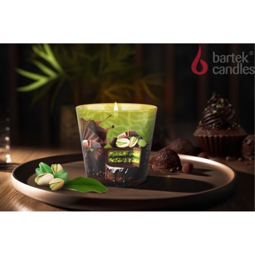 Bartek illatgyertya üvegpohárban - Dubai csokoládé