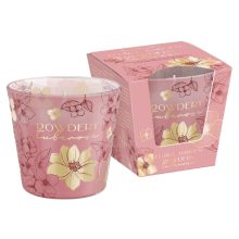 Bartek illatgyertya üvegpohárban - Floral Garden - Powdery Tuberose