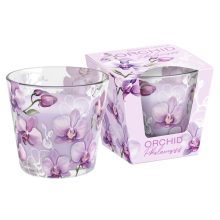 Bartek illatgyertya üvegpohárban - Orchid Phalaenopsis