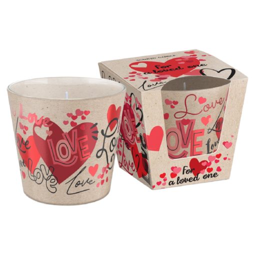 Bartek illatgyertya üvegpohárban - Lovely Lavender - For a Loved One