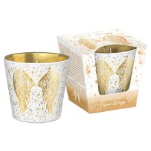 Bartek illatgyertya üvegpohárban - Royal Wings