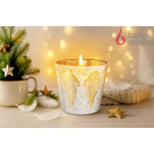 Bartek illatgyertya üvegpohárban - Royal Wings