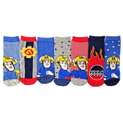 Sam a tűzoltó gyerek zokni szett 7 db-os 27-30