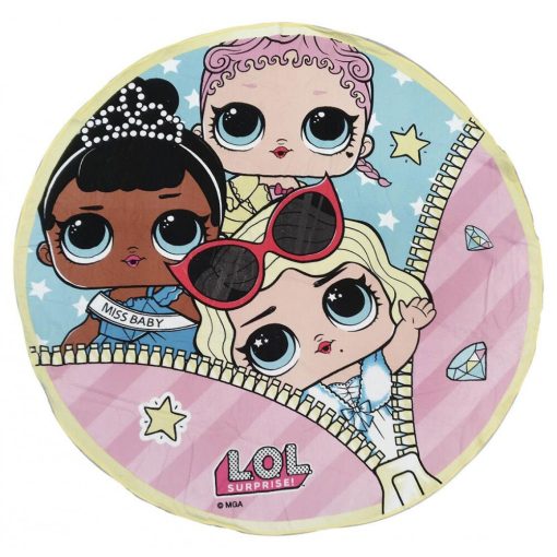 LOL Surprise Diamond forma fürdőlepedő, strand törölköző 130 cm (Fast Dry)