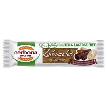 Cerbona gluténmentes Zabszelet 40g - Étcsokoládés-marcipános