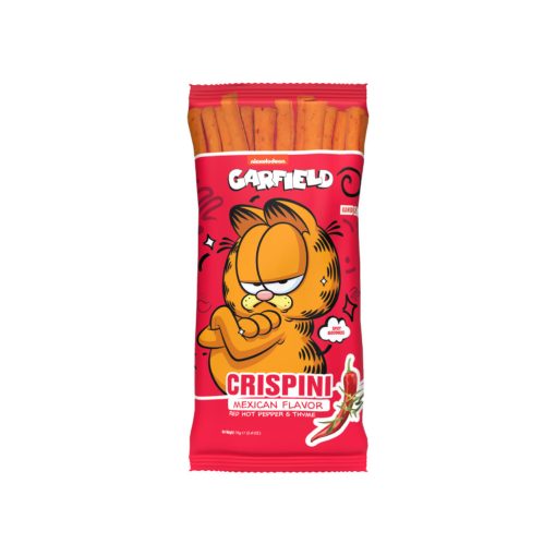 Crispini Mexican Erős paprika és Kakukkfű ízű snack 70g - Garfield