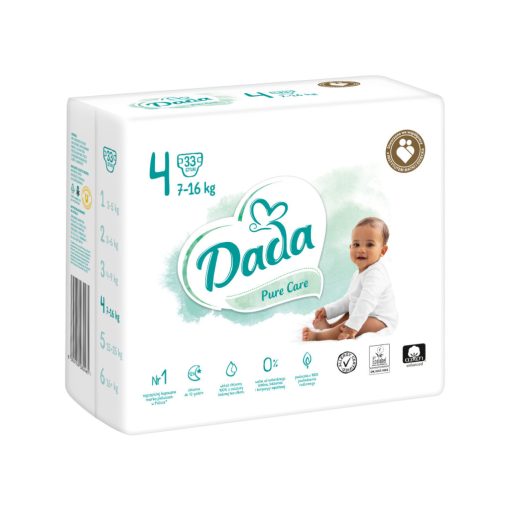 Dada Pure Care pelenka Maxi 4 (7-16kg)(33db)
