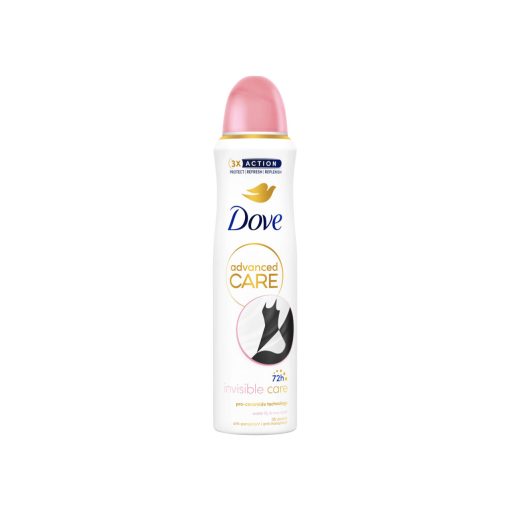 Dove deo SPRAY Invisible Care 72h 150ml - Vízililiom és rózsa