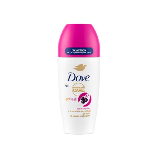 Dove deo GOLYÓS 72h 50ml 0% alkohol - Advanced Care - Acai bogyó