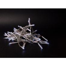 Entac Karácsonyi HIDEG fehér fényfüzér időzítővel IP44 - 48 LED - 4m