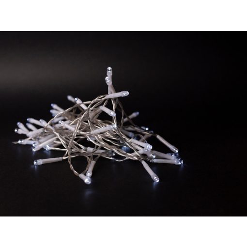 Entac Karácsonyi HIDEG fehér fényfüzér időzítővel IP44 - 48 LED - 4m