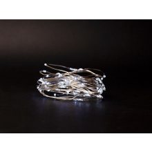 Entac Karácsonyi HIDEG fehér fényfüzér BELTÉRI IP20 - 80 LED - 4m