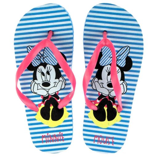Disney Minnie Blue Bow gyerek papucs, Flip-Flop 32-33
