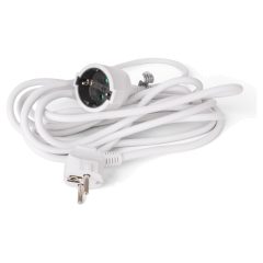   Entac lengő hosszabbító kábel - 1 aljzat - 3m vezetékkel