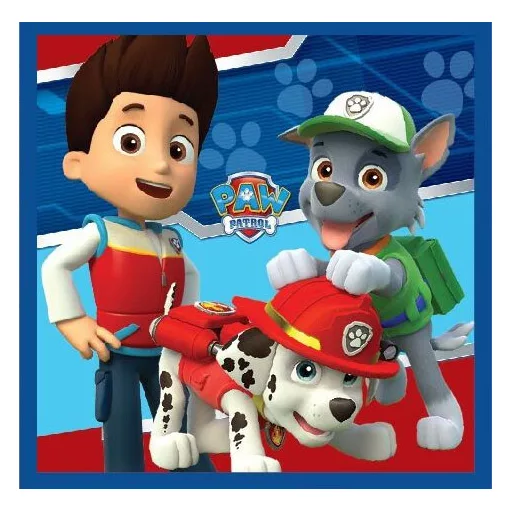 Mancs Őrjárat Pup-Tastic mágikus kéztörlő arctörlő, törölköző 30x30cm