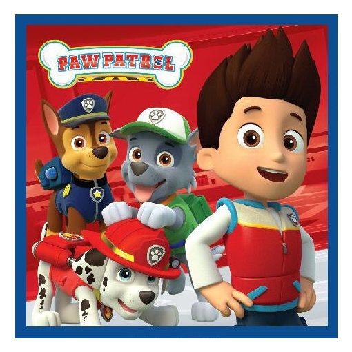 Mancs Őrjárat Red mágikus kéztörlő arctörlő, törölköző 30x30cm