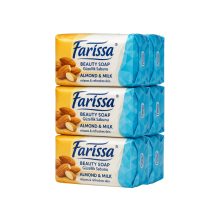 Farissa Beauty szappan 6x50g - Mandula és Tej