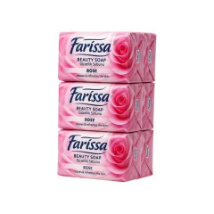 Farissa Beauty szappan 6x50g - Rózsa