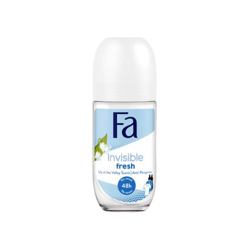 Fa női deo GOLYÓS üveges 50ml - Invisible Fresh
