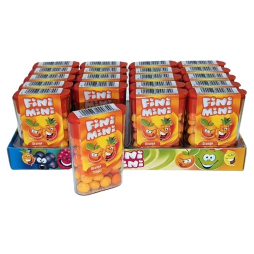 Fini Mini cukordrazsé 16g - Narancs-Trópusi