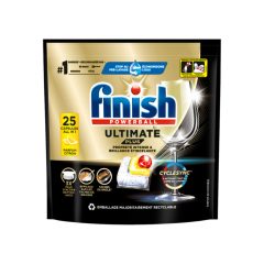  Finish Ultimate Plus mosogatógép tabletta Powerball 25db - Citrom