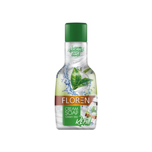 Floren folyékony krémszappan utántöltő 1liter - Zöld tea
